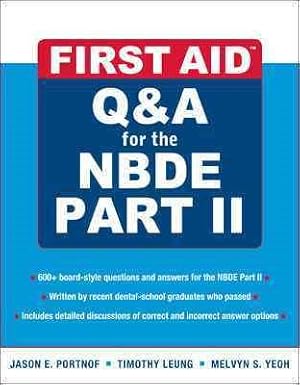 Seller image for First Aid Q&A for the NBDE Part II for sale by GreatBookPrices