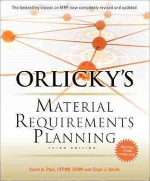 Immagine del venditore per Orlicky's Material Requirements Planning venduto da GreatBookPrices