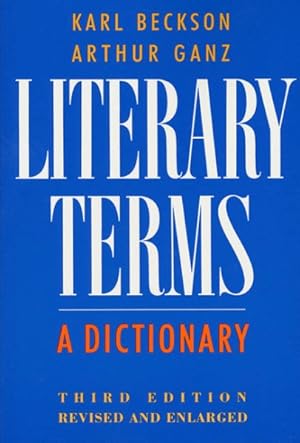 Seller image for Literary Terms : A Dictionary for sale by GreatBookPrices