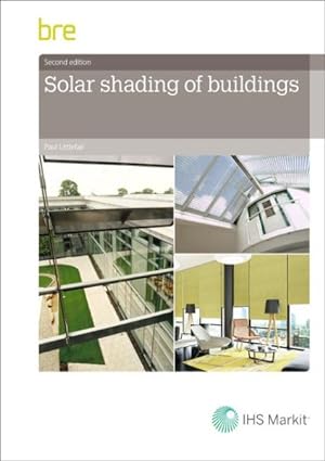 Image du vendeur pour Solar Shading of Buildings mis en vente par GreatBookPrices