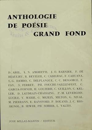 Anthologie de la poésie grand-fond.