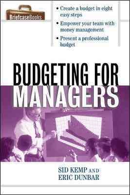 Image du vendeur pour Budgeting for Managers mis en vente par GreatBookPrices