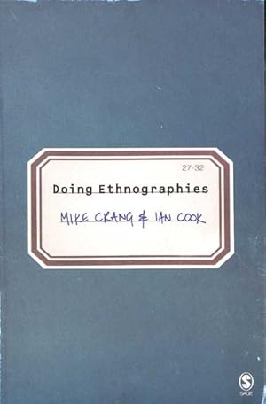 Image du vendeur pour Doing Ethnographies mis en vente par GreatBookPrices