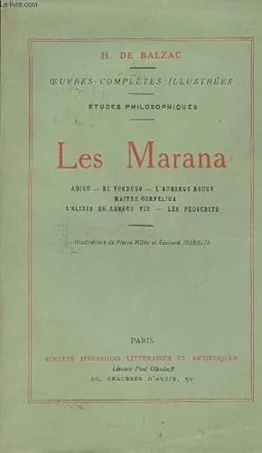 Seller image for Les Marana - Adieu - El Verdugo - L'Auberge Rouge - Matre Cornelius - L'Elixir de longue vie - Les proscrits for sale by Le-Livre
