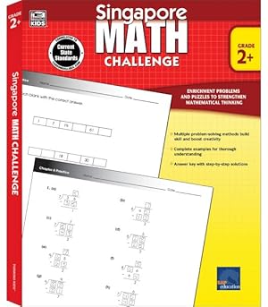 Imagen del vendedor de Singapore Math Challenge, Grade 2+ a la venta por GreatBookPrices