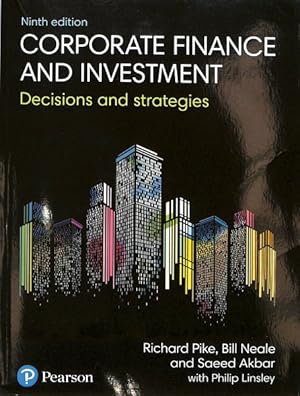 Seller image for Corporate Finance And Investment 9 New edition for sale by GreatBookPrices