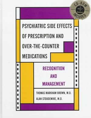 Seller image for Psychiatric Side Effects of Prescription and Over-The-Counter Medications : Recognition and Management for sale by GreatBookPrices