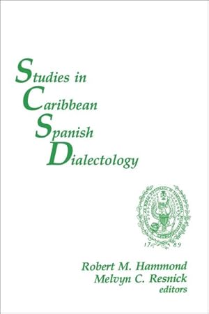 Seller image for Studies in Caribbean Spanish Dialectology for sale by GreatBookPrices