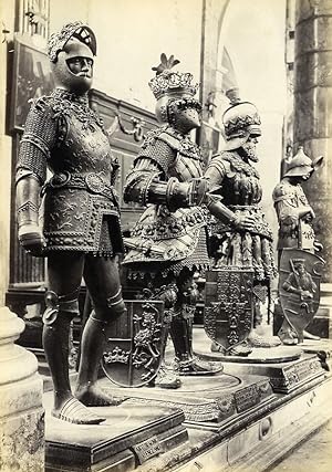 Austria Innsbruck Hofkirche King Arthur Maximilian Cenotaph Old Photo c1880