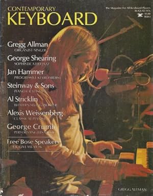 Contemporary Keyboard August 1976 Gregg Allman