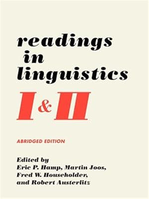 Seller image for Readings in Linguistics I & II for sale by GreatBookPrices