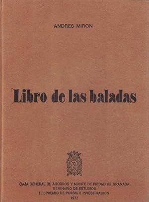 Imagen del vendedor de Libro de las baladas. a la venta por La Librera, Iberoamerikan. Buchhandlung