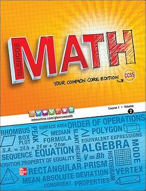 Imagen del vendedor de Glencoe Math : Your Common Core Edition, Course 1 a la venta por GreatBookPrices