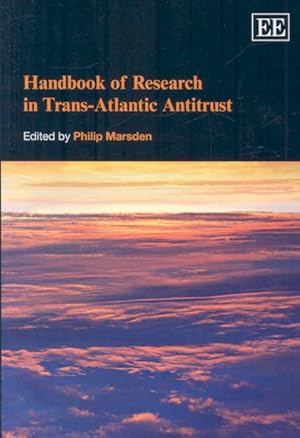 Seller image for Handbook of Research in Trans-Atlantic Antitrust for sale by GreatBookPrices