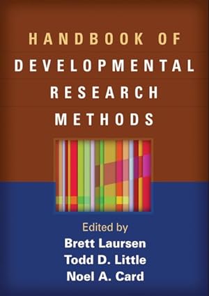 Imagen del vendedor de Handbook of Developmental Research Methods a la venta por GreatBookPrices
