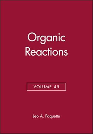 Image du vendeur pour Organic Reactions mis en vente par GreatBookPrices