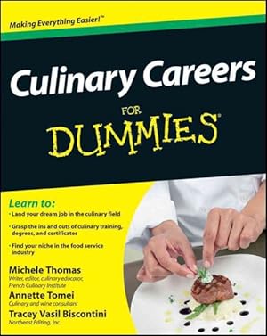 Bild des Verkufers fr Culinary Careers for Dummies zum Verkauf von GreatBookPrices