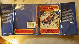 Bild des Verkufers fr ROARING RIVER MYSTERY (The Hardy Boys # 80) IN DUSTJACKET, A rare find of a very scarce title in the Hardy Boys collection, MILLION Dollar Bank robbery Leads Hardys into Maine Wilderness zum Verkauf von Bluff Park Rare Books