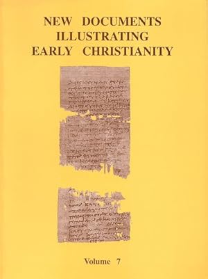 Seller image for New Documents Illustrating Early Christianity : A Review of the Greek Inscriptions and Papyri Published in 1982-83 for sale by GreatBookPrices