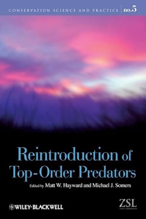 Imagen del vendedor de Reintroduction of Top-order Predators a la venta por GreatBookPrices