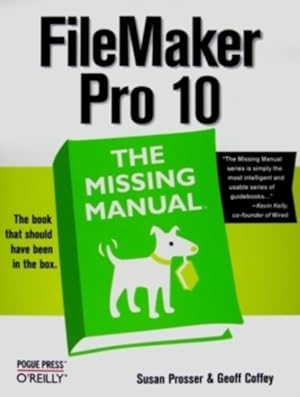 Image du vendeur pour FileMaker Pro 10 : The Missing Manual mis en vente par GreatBookPrices