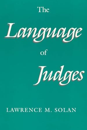 Immagine del venditore per Language of Judges venduto da GreatBookPrices