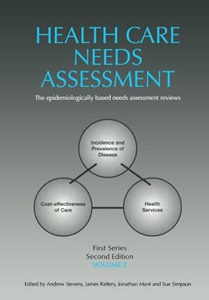 Imagen del vendedor de Health Care Needs Assessment : First Series a la venta por GreatBookPrices