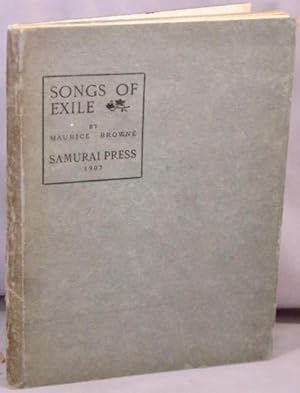 Imagen del vendedor de Songs of Exile. a la venta por Bucks County Bookshop IOBA