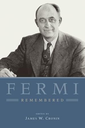 Bild des Verkufers fr Fermi Remembered zum Verkauf von GreatBookPrices