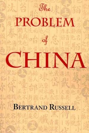 Image du vendeur pour Problem of China mis en vente par GreatBookPrices