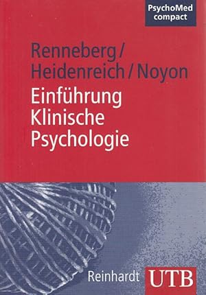 Seller image for Einfhrung klinische Psychologie. UTB 3134. PsychoMed compact 4. for sale by Fundus-Online GbR Borkert Schwarz Zerfa