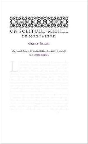 Image du vendeur pour On Solitude mis en vente par GreatBookPrices