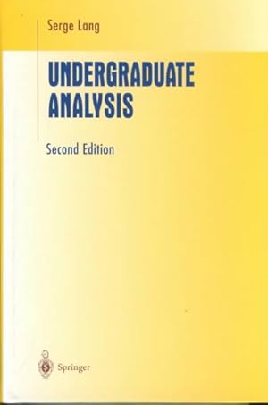 Seller image for Undergraduate Analysis for sale by GreatBookPrices