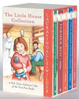 Image du vendeur pour Little House Collection : A Full-Color Collector's Set of the First Five Books: Little House in the Big Woods, Farmer Boy, Little House on the Prairie, On the Banks of Plum Creek, By the Shores of Silver Lake mis en vente par GreatBookPrices