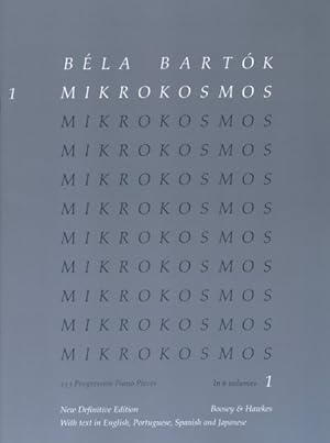 Imagen del vendedor de Bela Bartok - Mikrokosmos Blue : 153 Progressive Piano Pieces; New Definitive Edition 1987 a la venta por GreatBookPrices