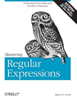 Image du vendeur pour Mastering Regular Expressions mis en vente par GreatBookPrices