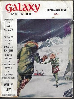 Imagen del vendedor de GALAXY Science Fiction: September, Sept. 1958 a la venta por Books from the Crypt