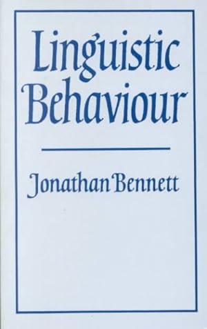 Imagen del vendedor de Linguistic Behaviour a la venta por GreatBookPrices