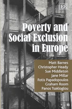 Imagen del vendedor de Poverty and Social Exclusion in Europe a la venta por GreatBookPrices