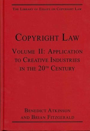 Image du vendeur pour Copyright Law : Application to Creative Industries in the 20th Century mis en vente par GreatBookPrices