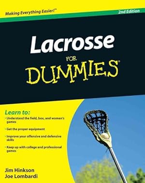 Seller image for Lacrosse for Dummies for sale by GreatBookPrices