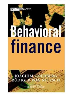 Imagen del vendedor de Behavioral Finance a la venta por GreatBookPrices