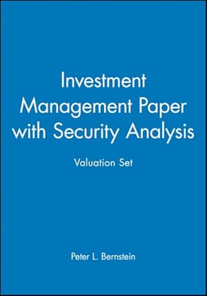 Immagine del venditore per Investment Management Paper With Security Analysis Valuation Set venduto da GreatBookPrices