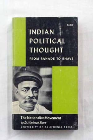 Seller image for The Nationalist Movement Indian Political Thought from Ranade to Bhave for sale by Adelaide Booksellers