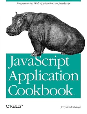 Imagen del vendedor de Javascript Application Cookbook a la venta por GreatBookPrices