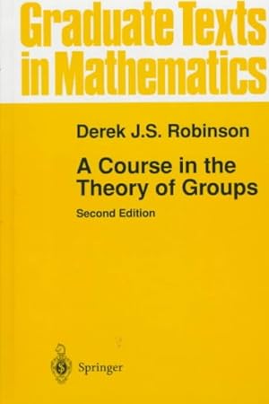 Bild des Verkufers fr Course in the Theory of Groups zum Verkauf von GreatBookPrices