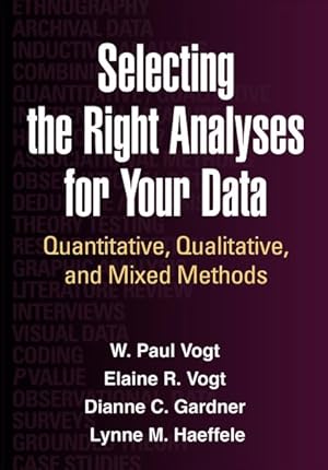 Seller image for Selecting the Right Analyses for Your Data : Quantitative, Qualitative, and Mixed Methods for sale by GreatBookPrices