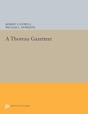 Bild des Verkufers fr Thoreau Gazetteer zum Verkauf von GreatBookPrices
