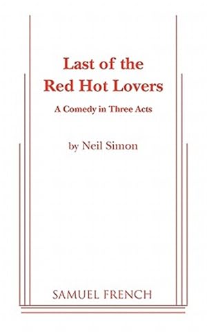 Imagen del vendedor de Last Of The Red Hot Lovers a la venta por GreatBookPrices