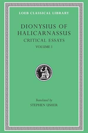 Immagine del venditore per Dionysius of Halicarnassus : Critical Essays venduto da GreatBookPrices